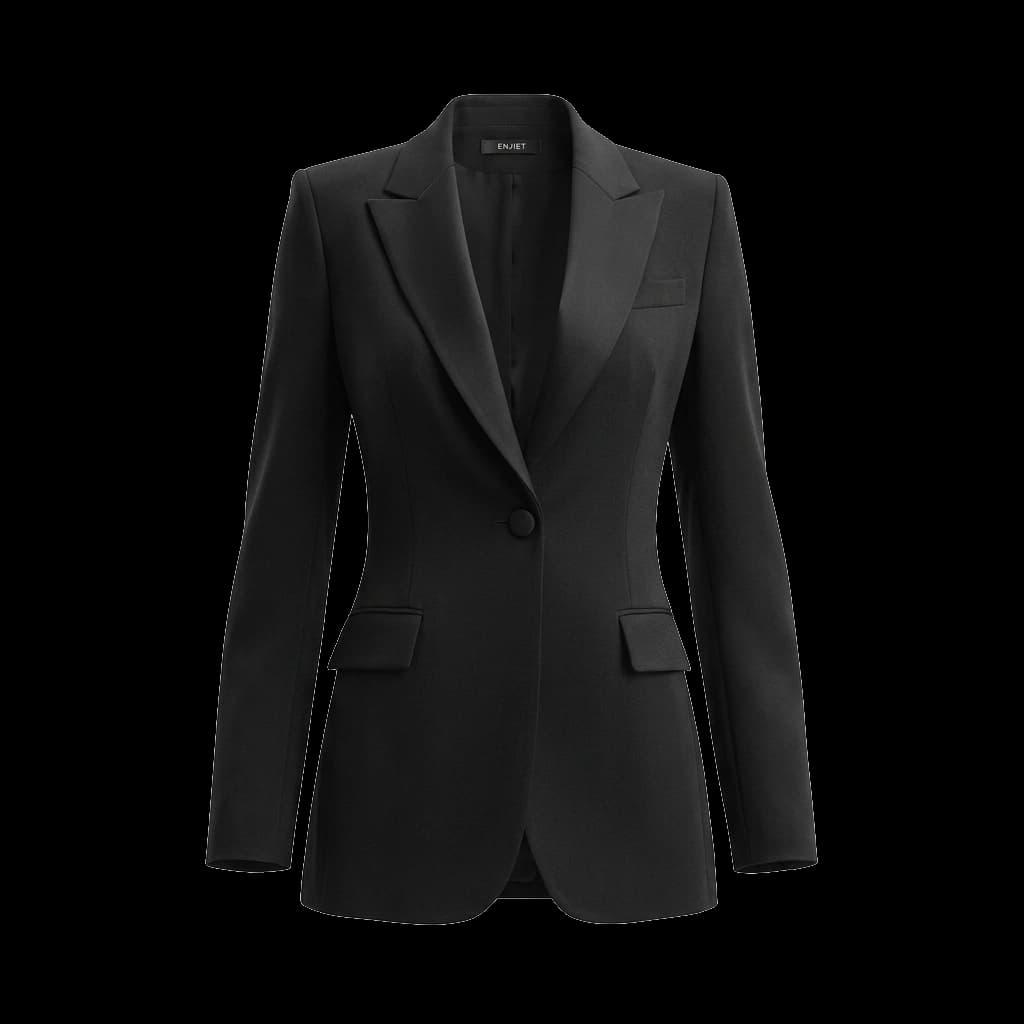 Blazer Croisé Boutons Dorés